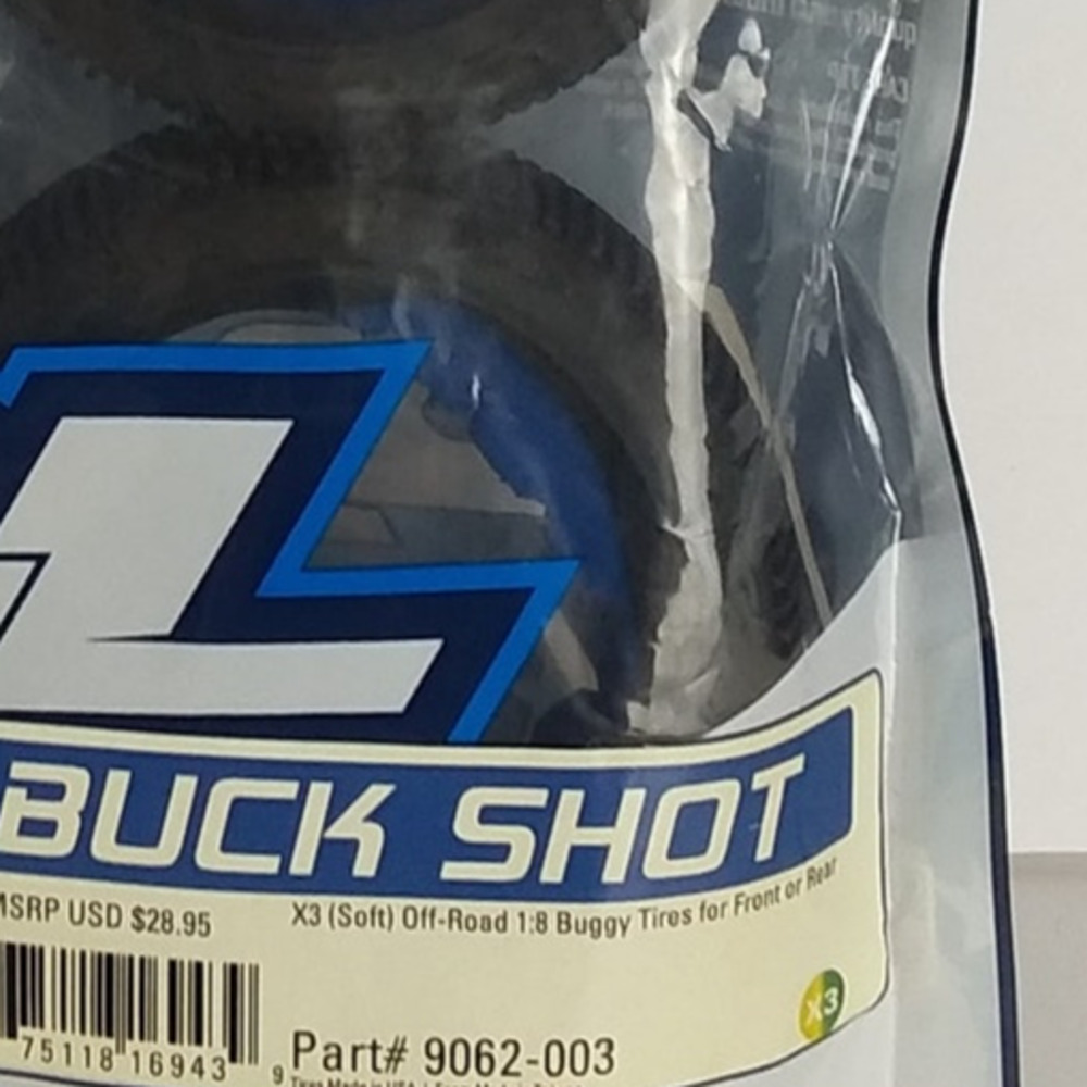 Proline Buck Shot X3‎ Soft Off Road 1:8 Buggy Tires For Front/Rear Part #9062-03